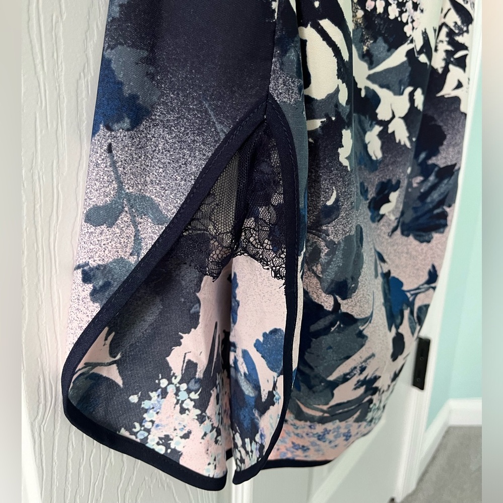 Gorgeous Adelyn Rae Print & Lace Dress // Sz. Med. // NWT - Picture 8 of 15